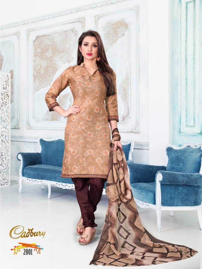 Ganeshji Cadbury Designer Fancy Indo Regular Wear Dress Material Collection